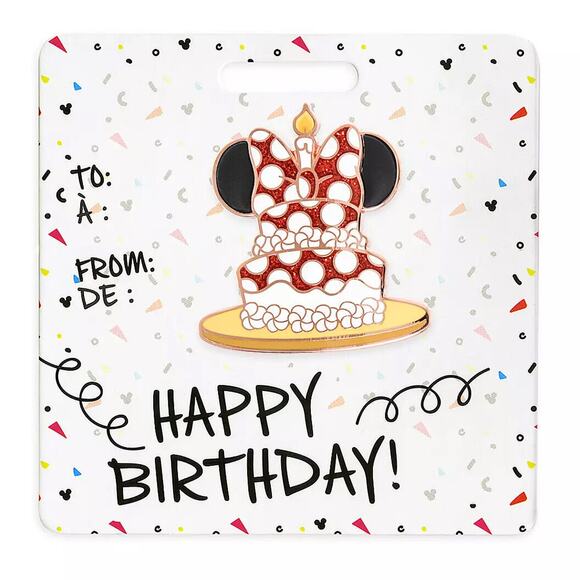 Disney - Minnie Mouse Pin – Happy Birthday - Picture 2 of 2